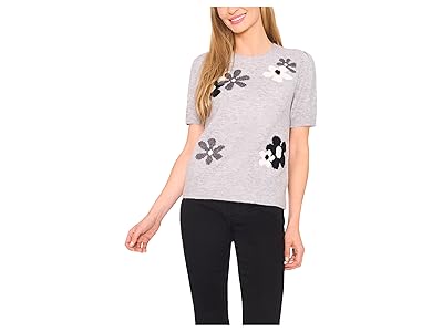 CeCe Short Sleeve Groovy Sweater Women
