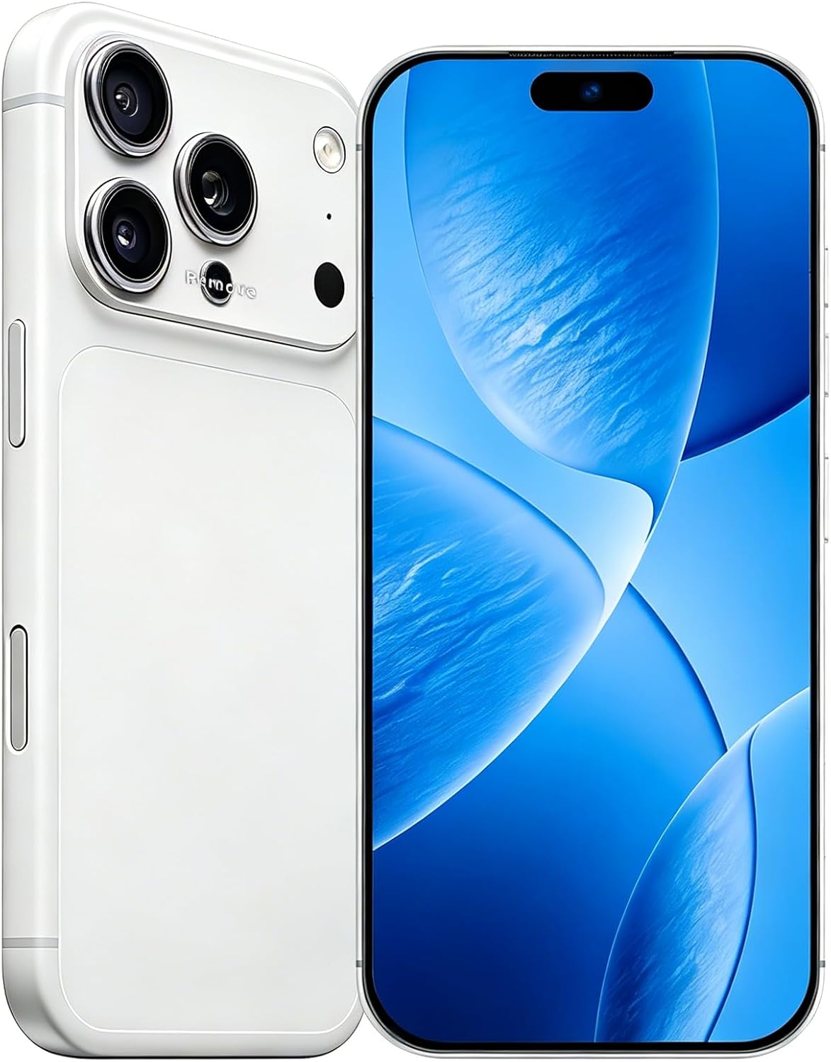17PM Cell Phone 256GB+8GB Android 15 Unlocked Smartphone, 6.8" HD Screen Phones Unlocked, 8000mAh Battery Snapdragon CPU, Dual SIM 5G Phone, Fingerprint Face Lock-2026 US White