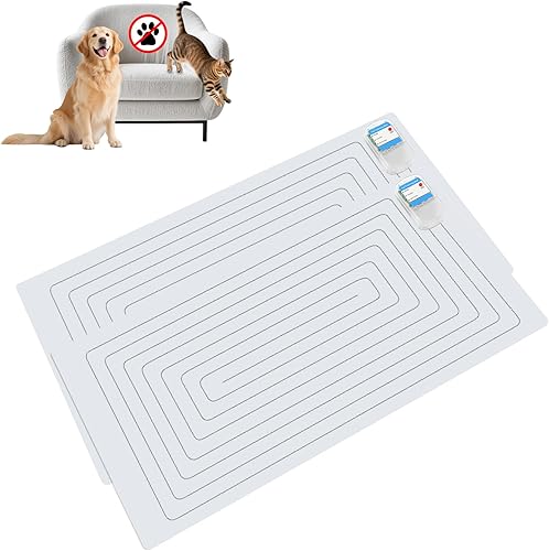 PAPARELA Scat - Alfombrilla de choque para perros y gatos en interiores, tapetes de choque para mascotas para entrenar mascotas, alfombrilla