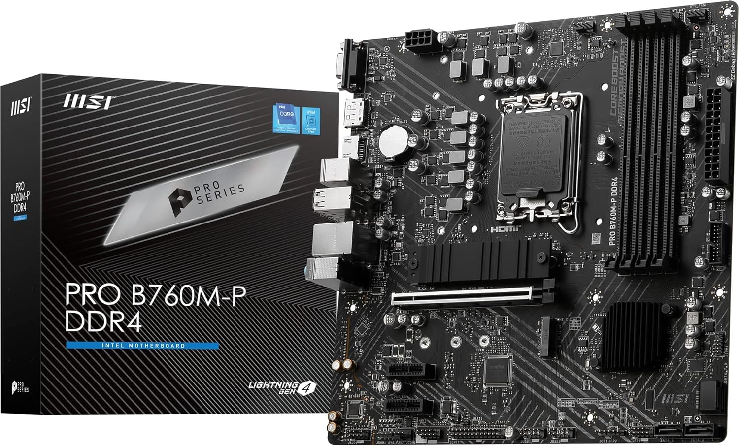 MSI PRO B760M-P DDR4 Motherboard + Intel® Core™ i5-14600K Desktop
