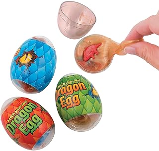 Fun Express Dinosaur in Slime Filled Plastic Eggs (Set of 12) Active Play Toys and Easter Egg Basket Ideas