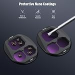 NEEWER 4 Pack ND Filter Set Compatible with DJI Mavic 4 Pro (ND8/ND16/ND32/ND64), Screw On Multicoated Optical Glass Neutral Density Drone Camera Lens Filter with Magnetic Storage Case, FL-C44