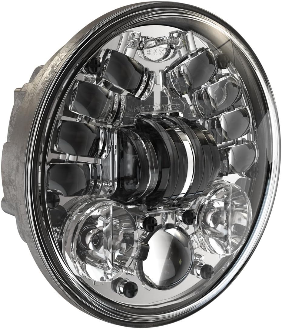 JW Speaker 8690A - 12V LED Headlight, Chrome