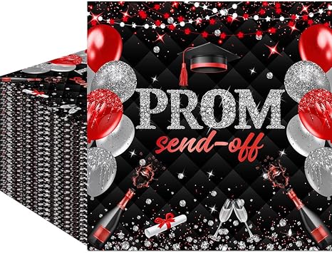 80Pcs Prom Send Off 2026 Graduation Paper Napkins Congrats Grad Disposable Napkins Class of 2026 Decorative Napkins for Party Supplies Table Decor Red