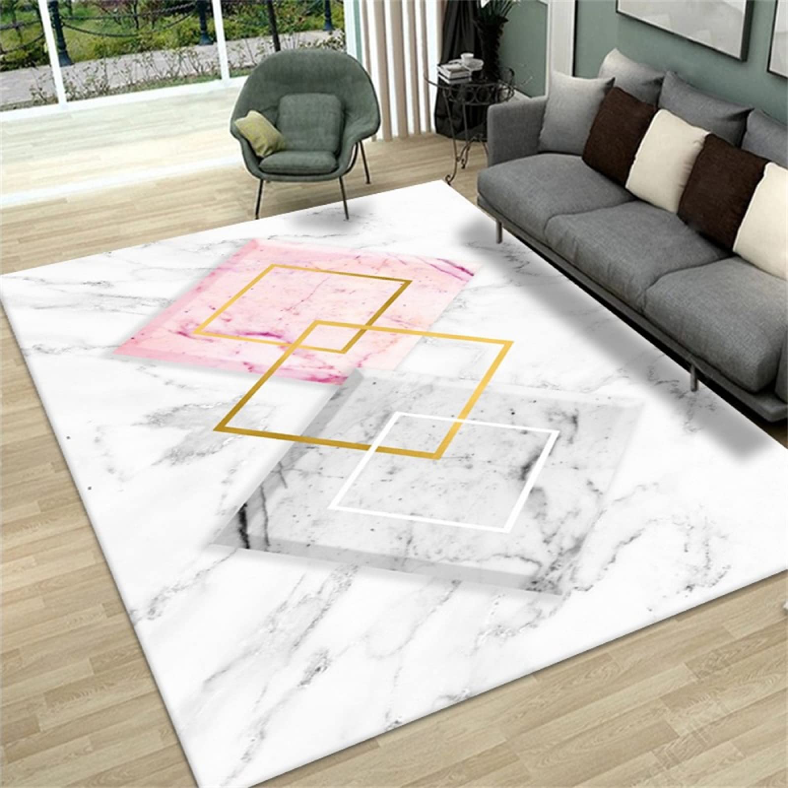 Tapis extérieur enfant anti-glisse pour terrasse et chambre 140x200cm