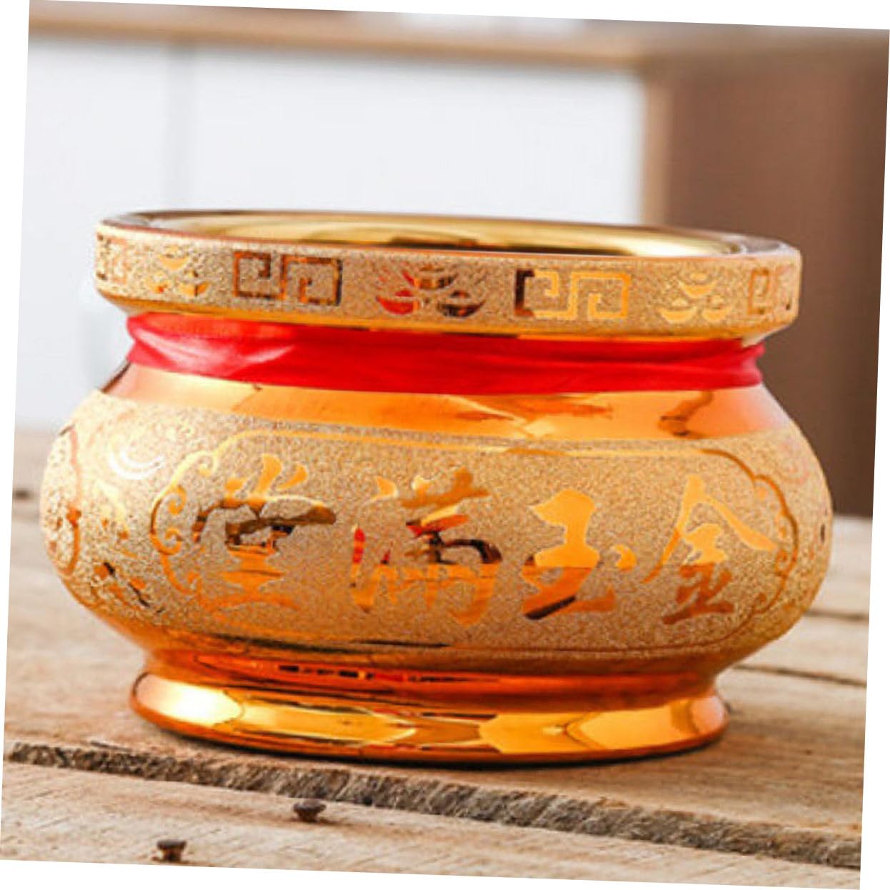 TOPBATHY Buddhistisches Keramik Räuchergefäß mit Opferbecken Dekoration für Zuhause und Shop