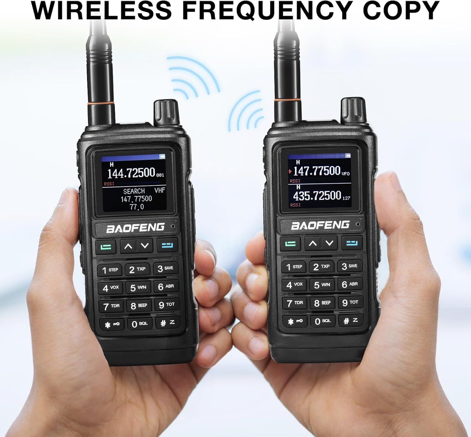 BAOFENG UV-17R Plus Wireless Frequency Copy Feature