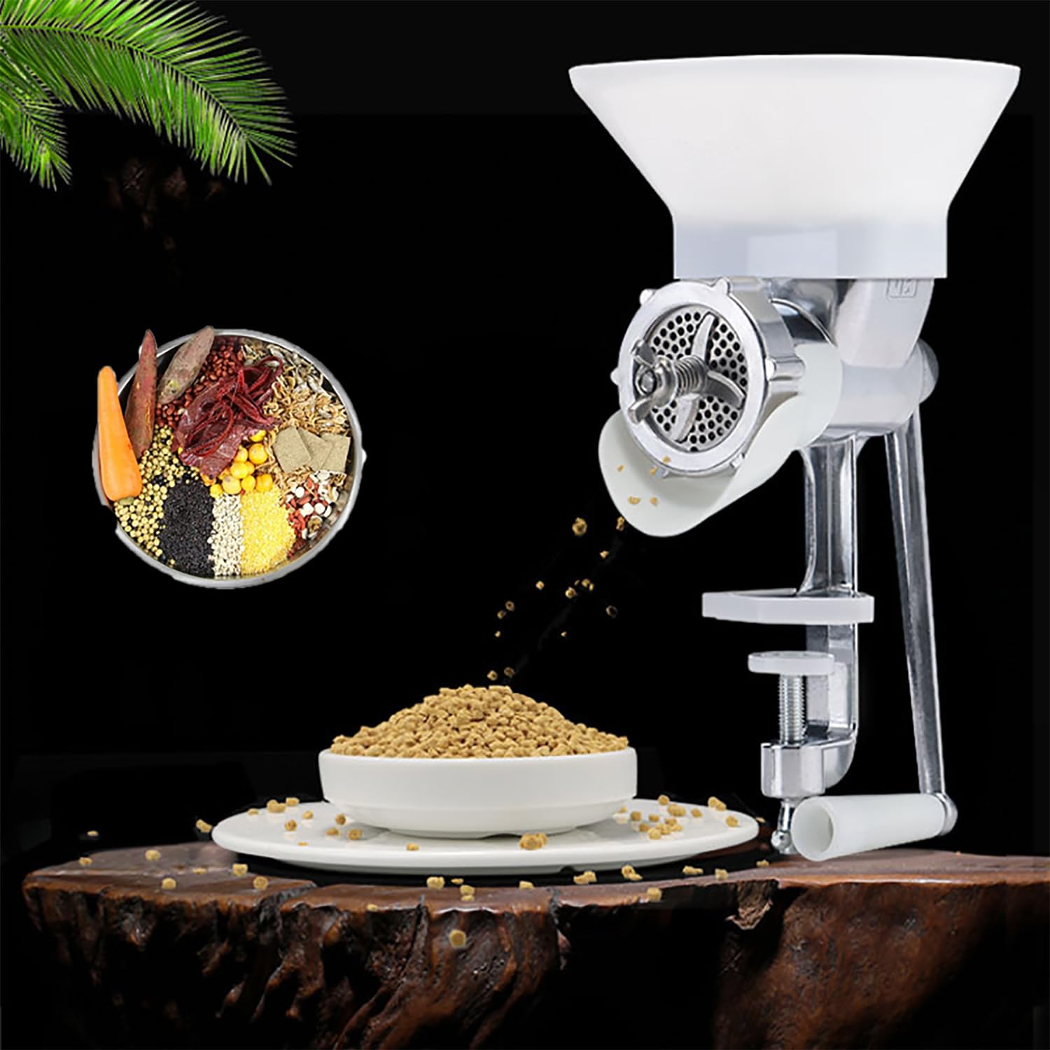 Macchina per Pellet di Alimentazione Manuale, granulatore per Alimenti per mangimi per Animali Domestici, Produttore di mangime per Cani e Gatti, granulatore per Esche da Pesca per Uccelli