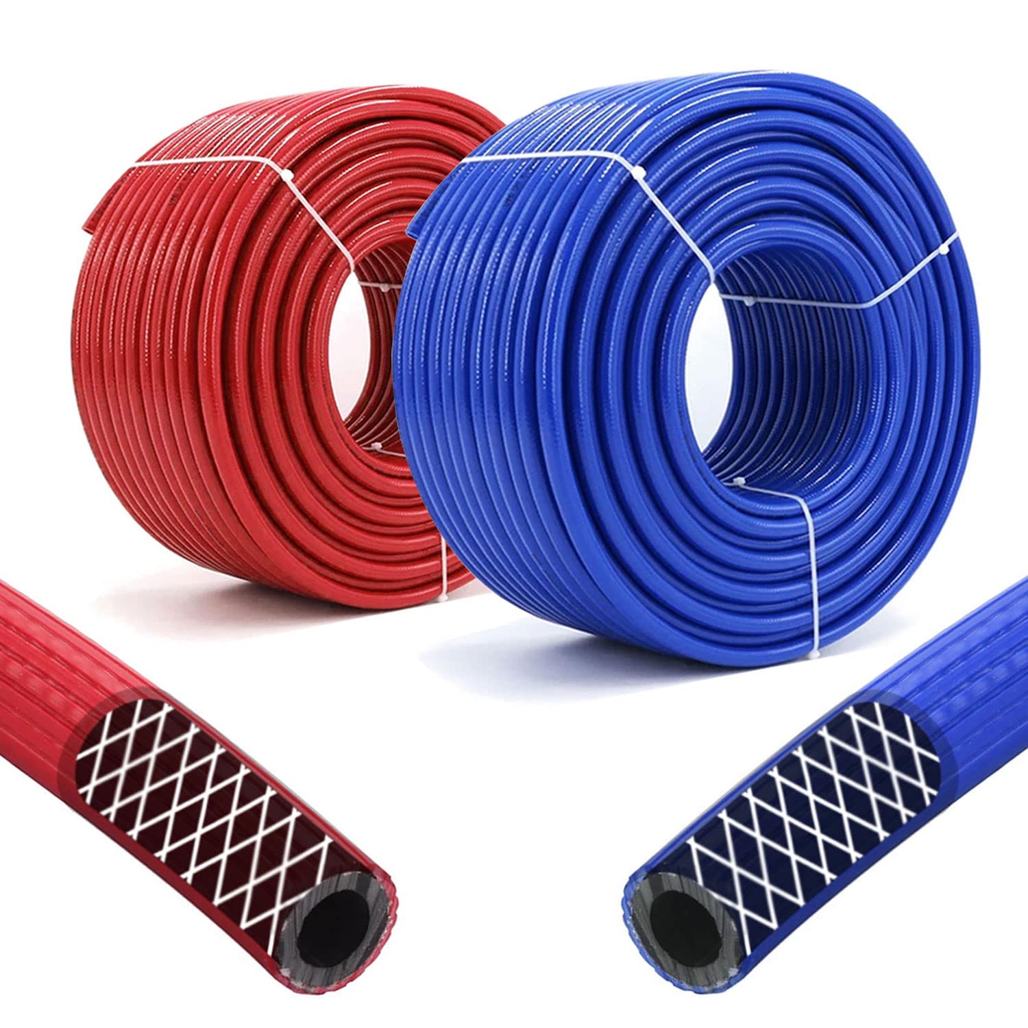 Badem10 10 METRE Çelik Kompresör Hava Hortumu 10 mm Termo Hortum