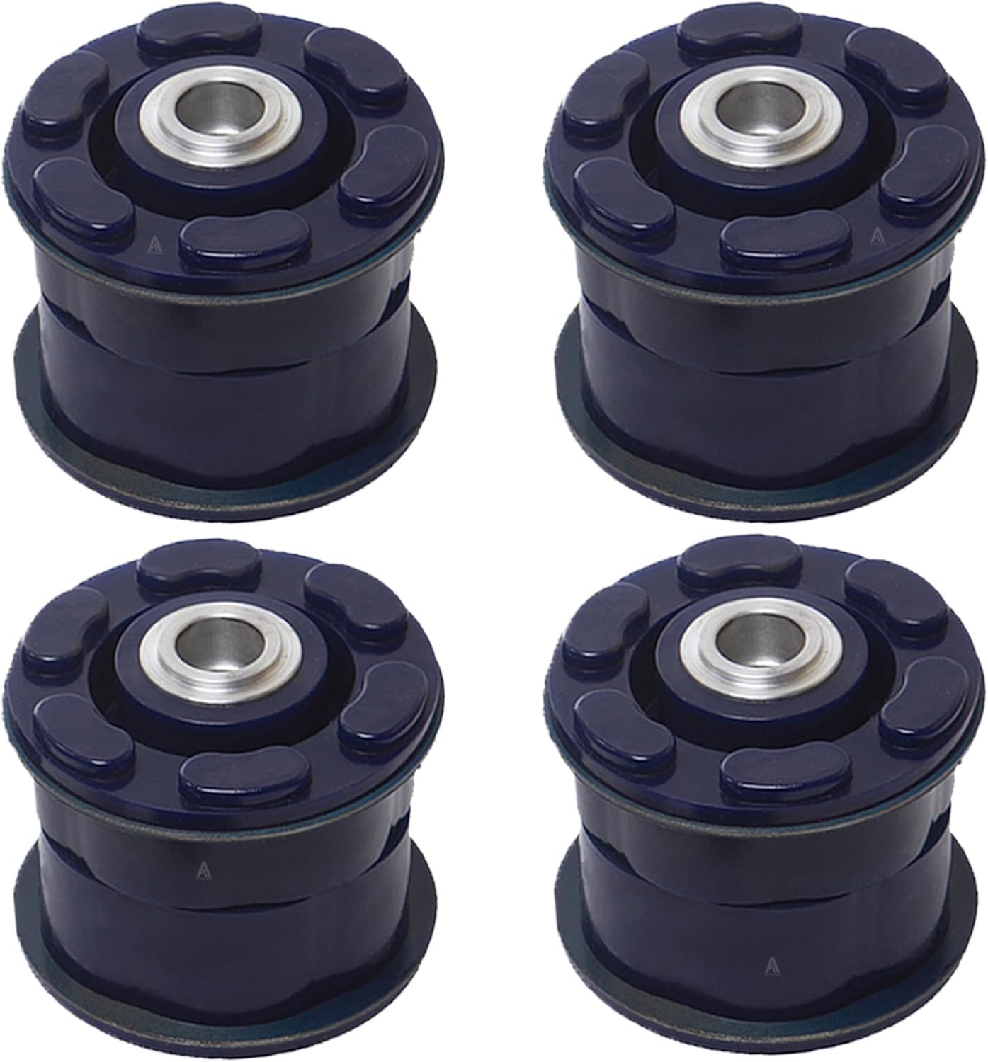 Complete Rear Axle Subframe Bushings Kit 4 pcs Left & Right in High Grade Polyurethane PU - Compatible with X5 E53 Year 2000-2006 & X6 E71 E72 Year 2008-2014