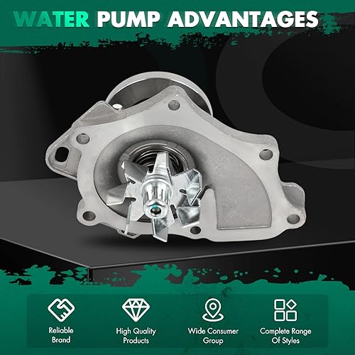 Miniatura 2 de SCITOO 170-2470 Bomba de agua del motor con junta para Scion para Toyota xB Camry Matrix tC Corolla para Rav4 Solara para Highlander 2.4L 2.0L