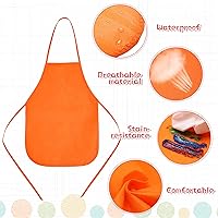 Vista 4 de Yahenda Paquete de 60 delantales de pintura para niños, delantales de tela para artistas, pintura artística, desechables, para niños