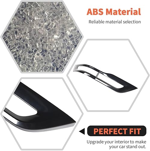 Miniatura 3 de RT-TCZ Cubierta de lámpara trasera, marco de guardia, biseles de decoración, accesorios exteriores compatibles con Jeep Grand Cherokee 2014-2020,