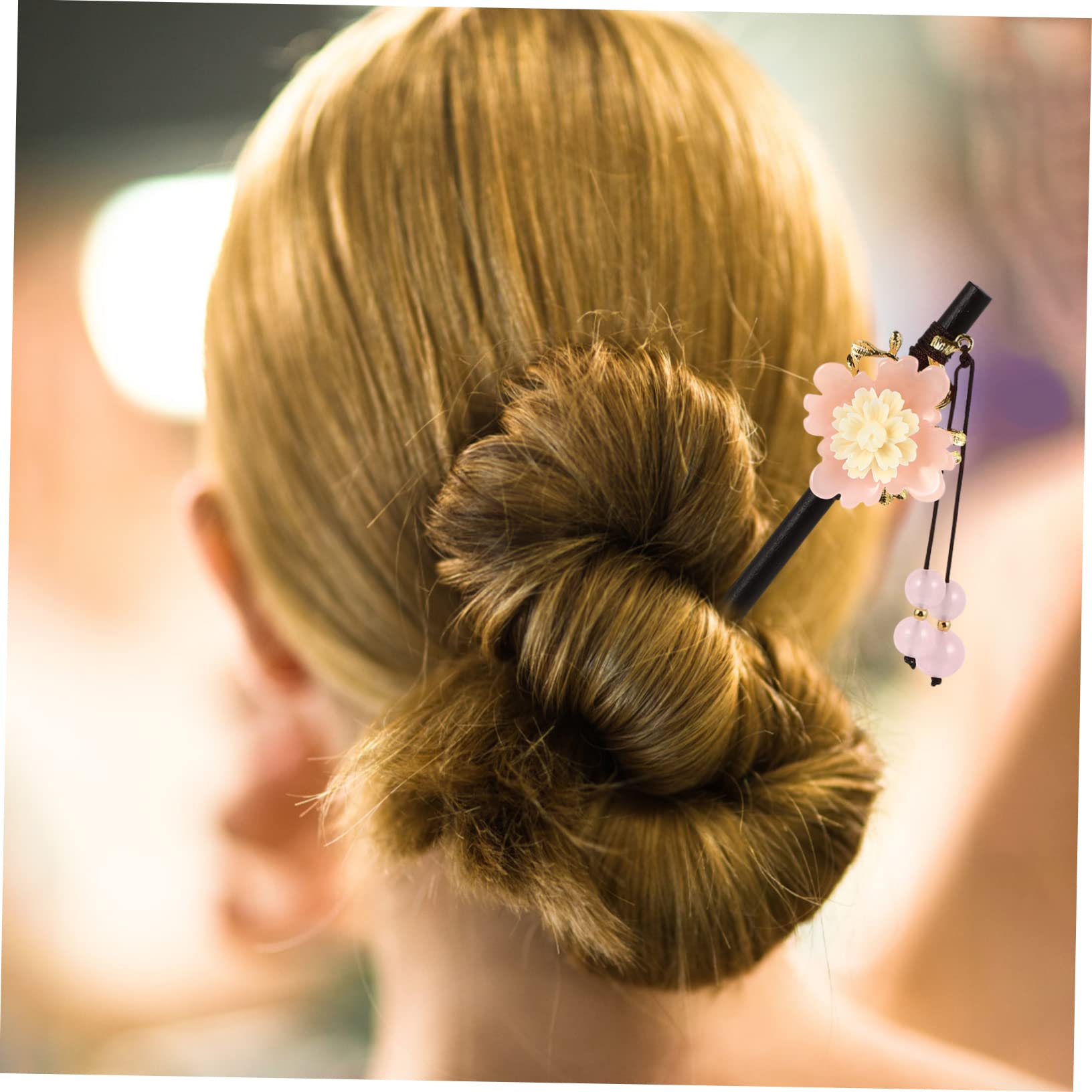MAGICLULU 8piezas Horquillas Chinas De Retro Flores Accesorios Para Peinados De Boda y Fiesta Sujetadores De Moño Elegantes Para Mujeres y