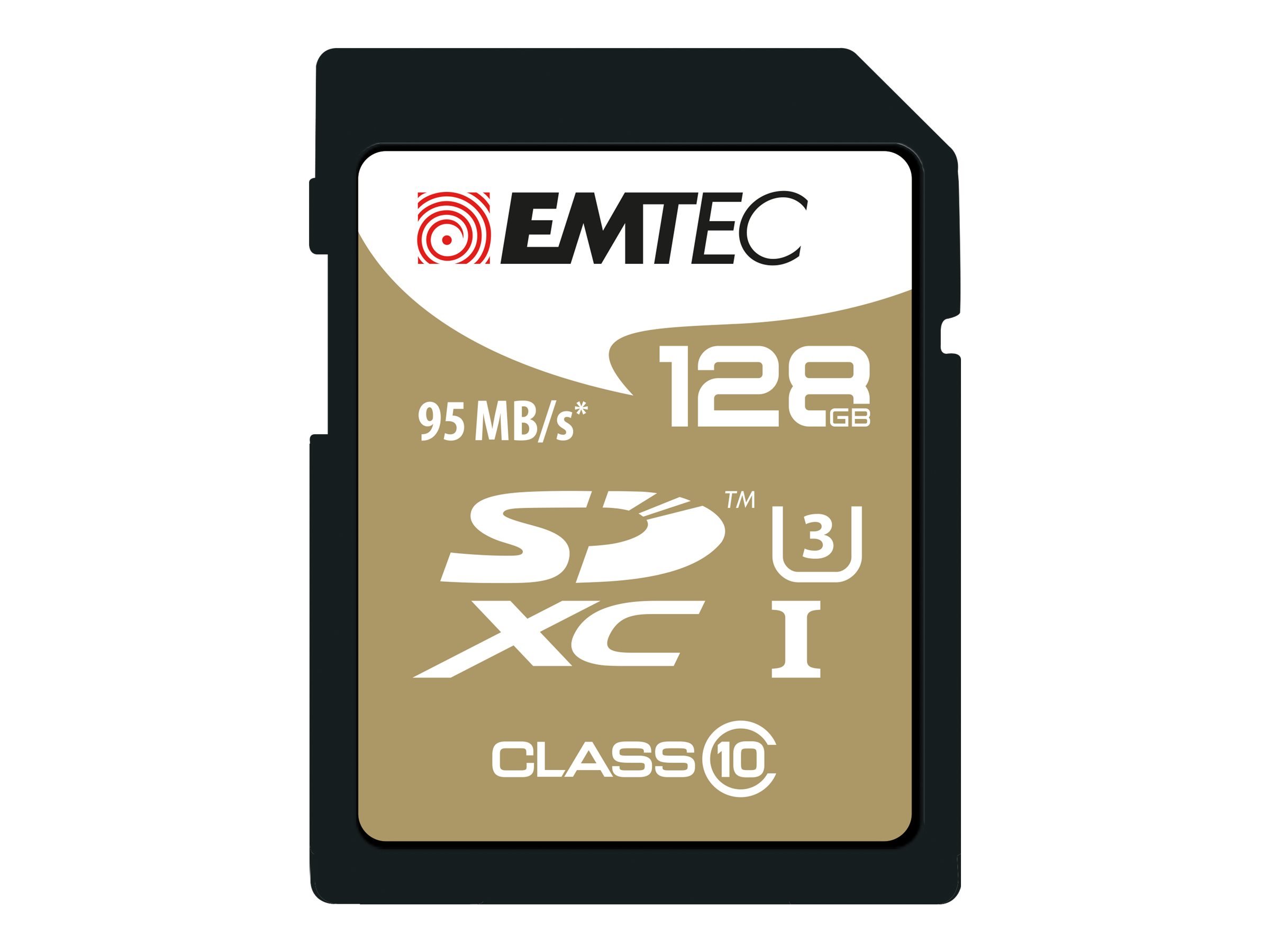Emtec Carte SD SDXC (CLASS10) Speedin + Blister de Cartes 128 Go