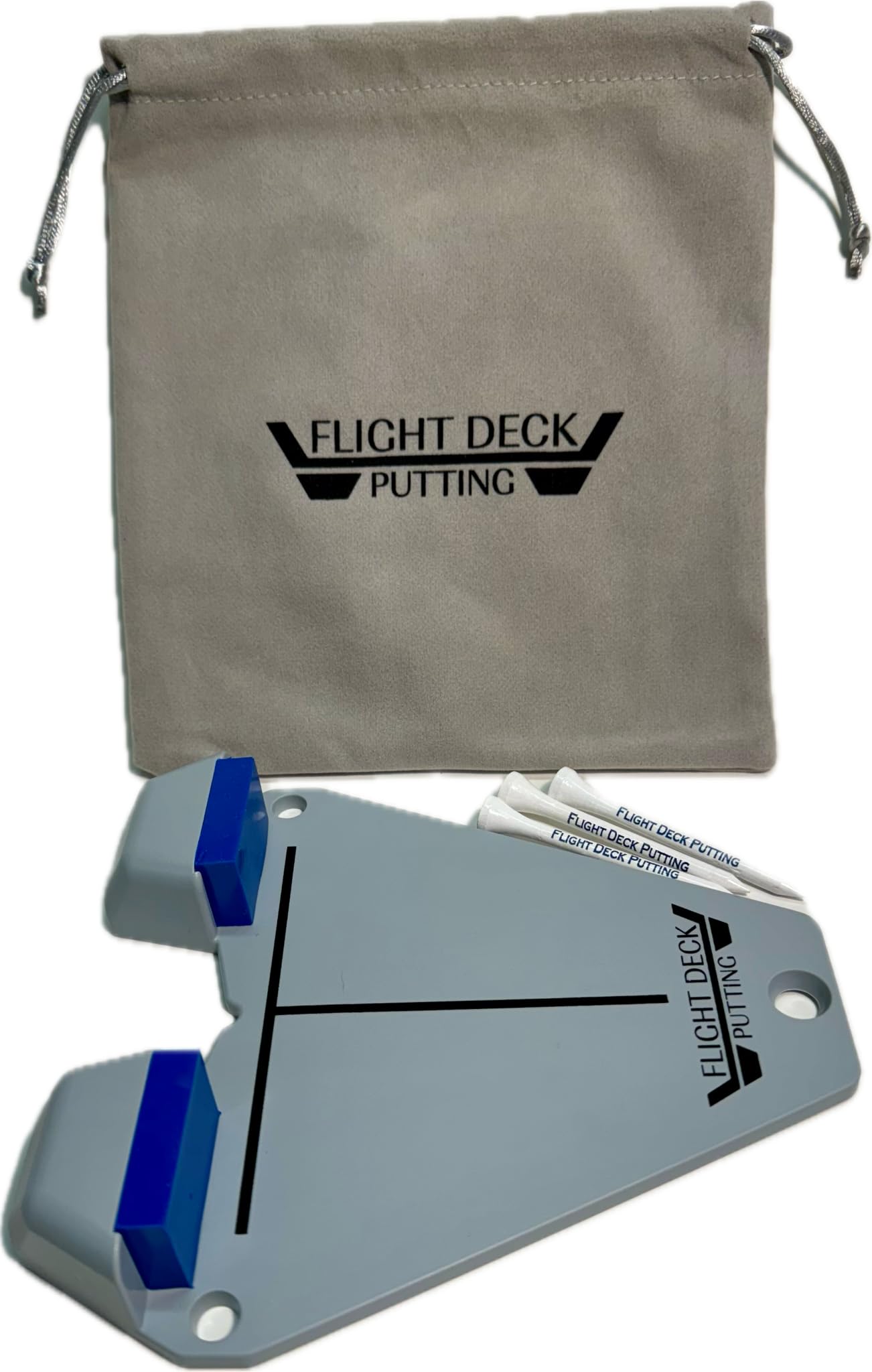 Flight Deck Tour Soft – für den Außenbereich – Golf-Putting-Trainingshilfe – Entwicklung solider und quadratischer Aufprall – weiche Schlagpolster – trainiert Ausrichtung und perfekte Schlagposition –