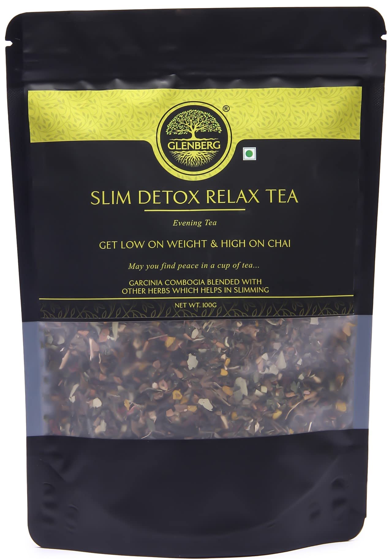 Glenberg Herbal Slim Detox Green Tea | With Garcinia Cambogia and other Natural Herbs and Spices | Reuable Green Tea | 100 Gm, 50-100 Cups (Slim Detox 100 Gram) (B0BPNB4YR9) Amazon Price History, Amazon Price Tracker