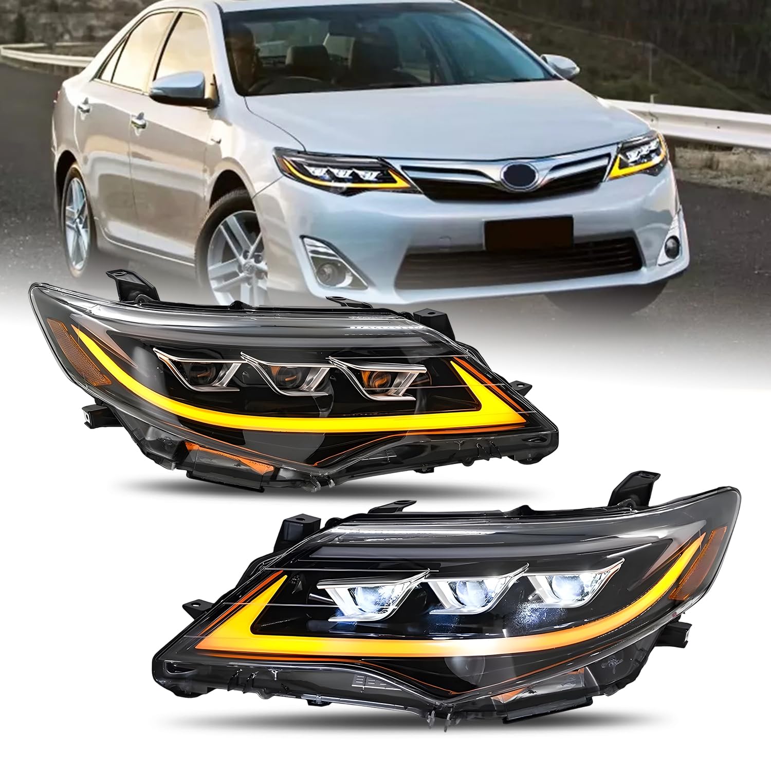 トヨタ カムリ 右ヘッドライト Amazon.co.jp: HCMOTIONZ ヘッドライト トヨタ カムリ XV50 2012-2014