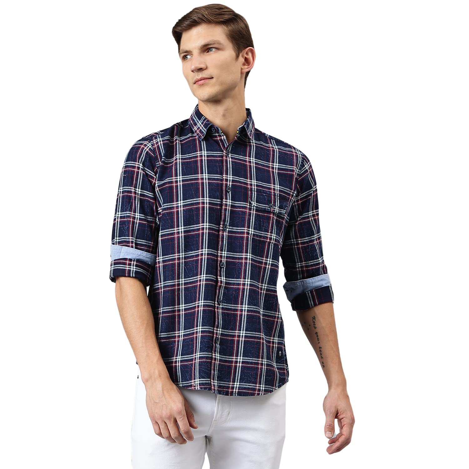 HammerSmithIndigo Checks Shirt