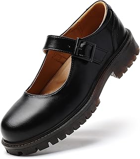 Mary Jane Shoes Women Flat Mary Janes for Womens Comfort Dressy Casual School Cute Non-Slip Work Shoes