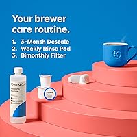 Vista 3 de Keurig El kit de mantenimiento de la cafetera de 3 meses incluye solución de descalcificación, cartuchos de filtro de agua y cápsulas de enjuague