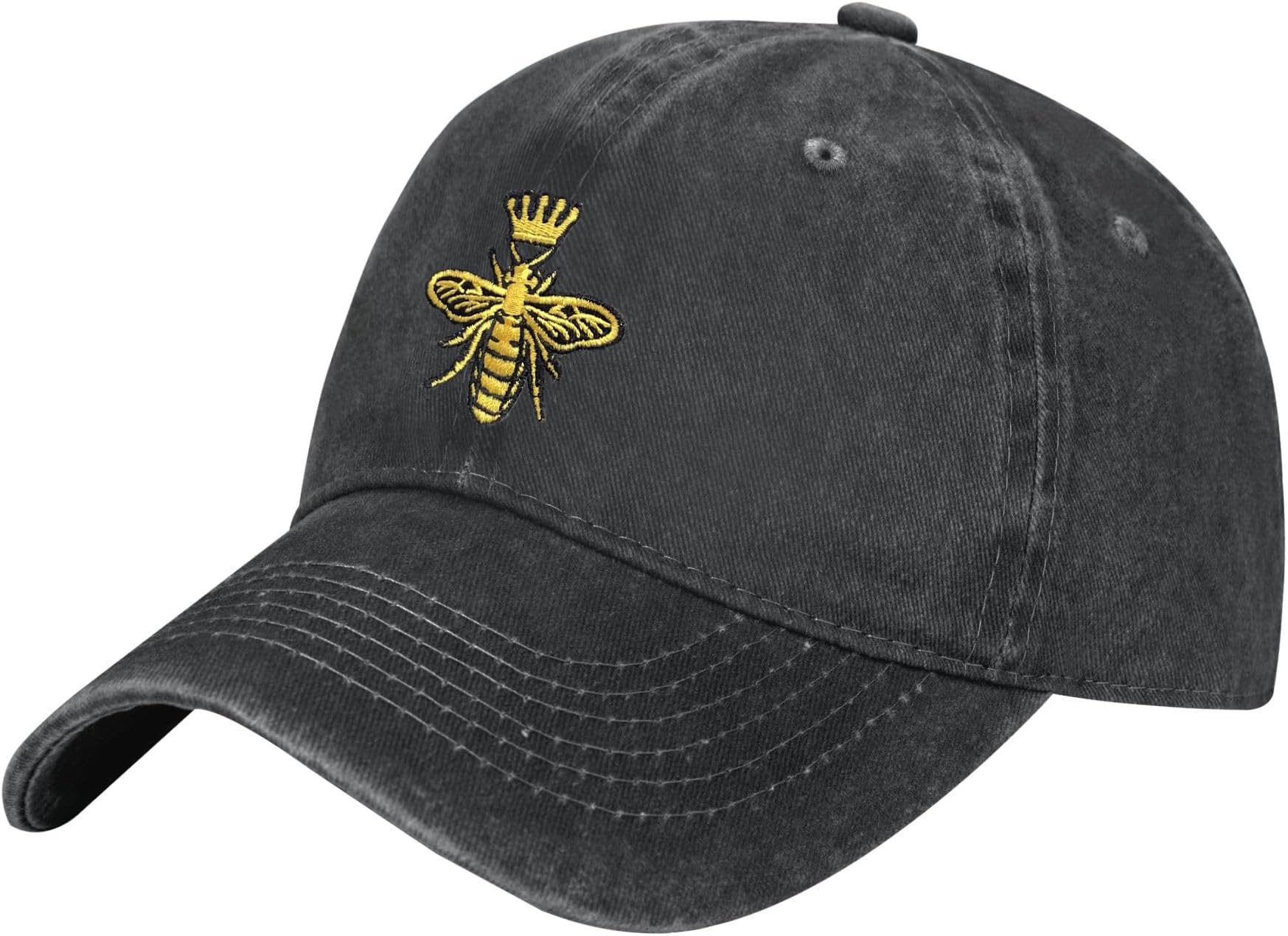 Embroidered Washed Baseball Cap for Men Women