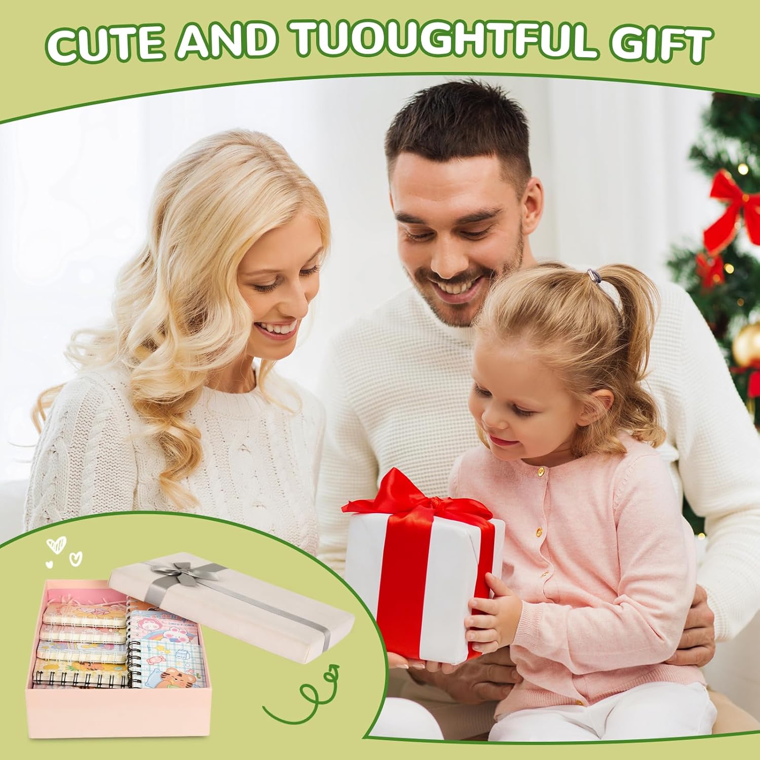 30 Packs Mini Notebooks Portable Pocket Notebook for Gifts and Office Back to School Classroom rewards College Ruled Pages (Cartoon) - Image 7