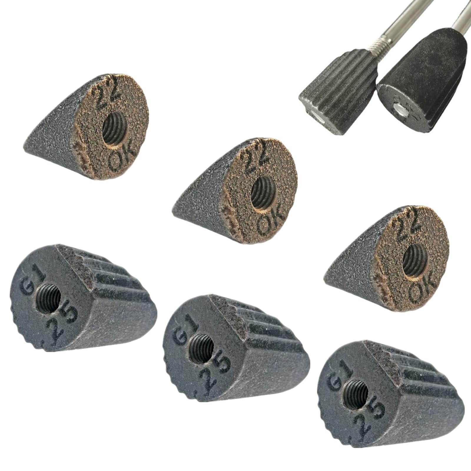 Dmykluc 6 Pcs Bike Stem Adapter