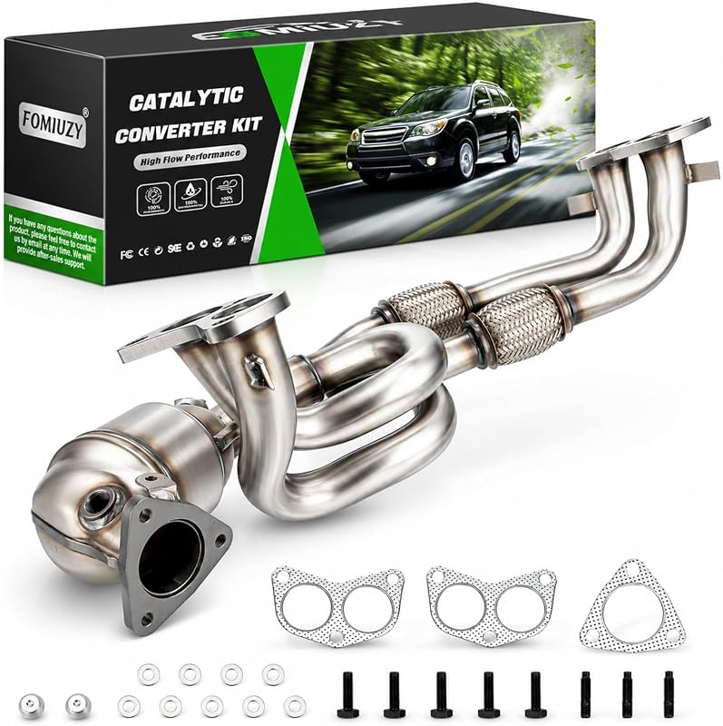 Kit de catalisador FOMIUZY para Subaru Forester, Impreza, Legacy, Outback e Saab 9-2X 2.5L – 1 unidade