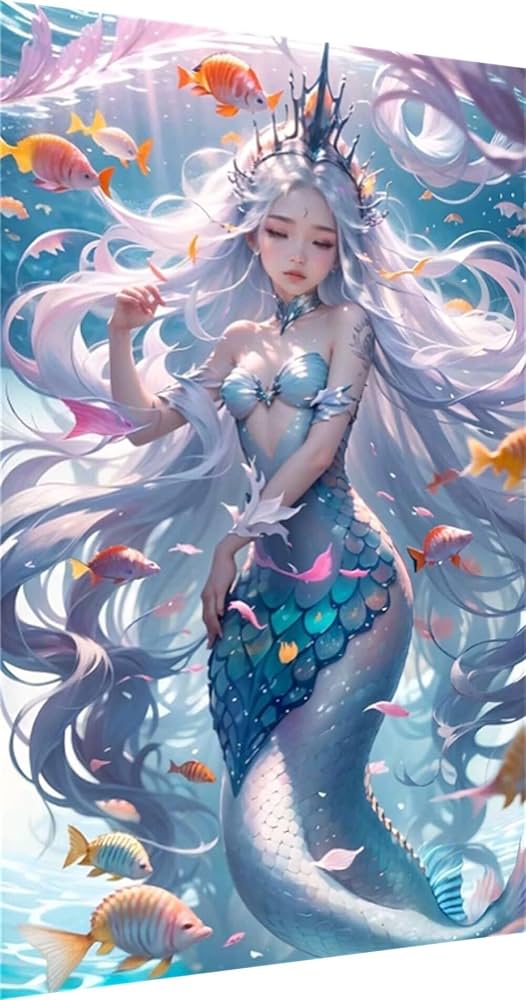 Amazon | ダイヤモンドアート マーメイド 全面貼り付けタイプ Amazon | ダイヤモンドアート マーメイド 全面貼り付けタイプ