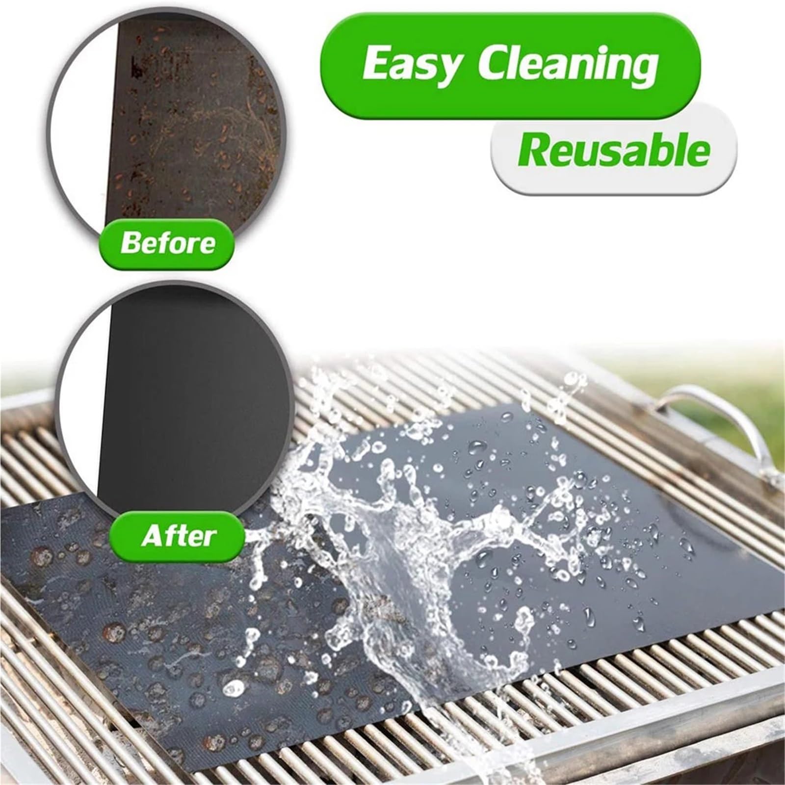 Ofenmatte 3 stücke 60 * 40 cm Cropable Nicht-Stick Grill Matte Back Matte Kochen Grillen Blatt Wärme Widerstand Küche Werkzeuge Zubehör
