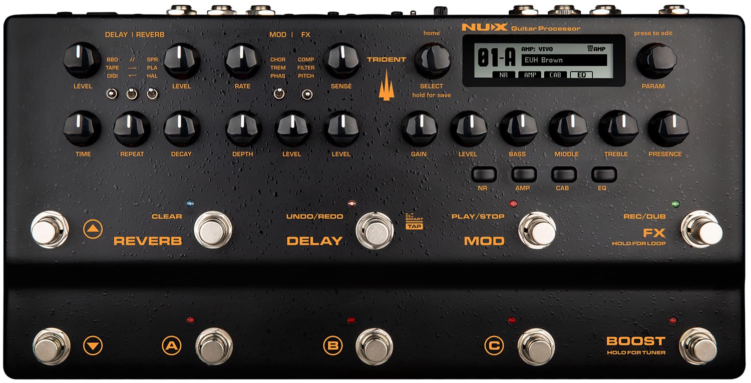 NU-X | Trident Integrated Amp Modeller and Multi-Effects Pedal