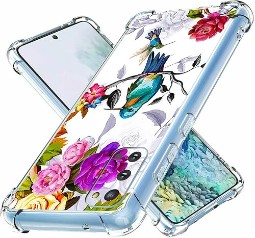 Miniatura 3 de Funda para Galaxy S20 FE 5G, colibrí en flores, protección contra caídas de pájaros, a prueba de golpes, carcasa protectora de cuerpo completo