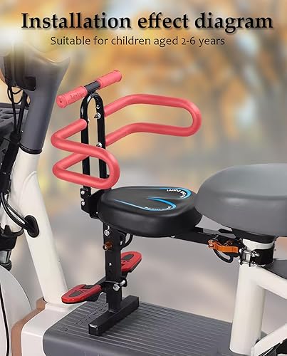 Miniatura 7 de Child Seat for Electric Scooter with seat, Kid Seat Suitable for Electric BicycleHybrid Cruiser Bicycles and City Bicycles, Suitable for Children 26