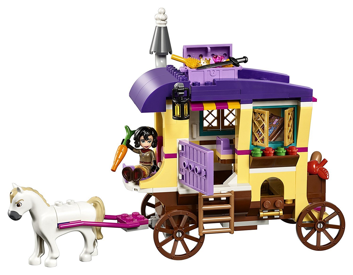 LEGO Disney Princess - La caravane de Raiponce - 41157 - Jeu de Construction