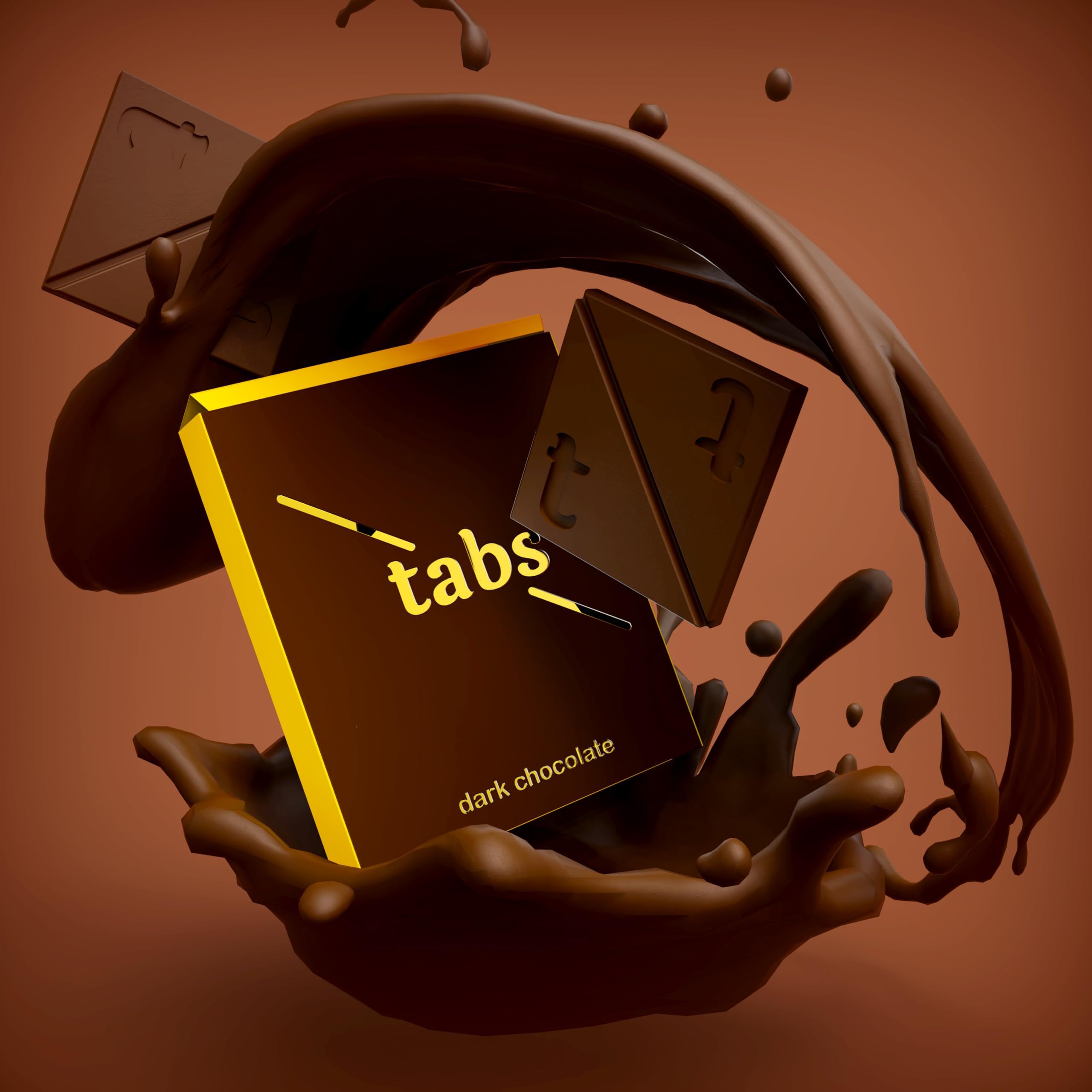 Tabs Premium Dark Chocolate Kit | For Men & Women | For Couples | Gourmet Bars | Gifting & Special Moments | 1 Chocolates (20 Gram) | Anniversary, Valentine, Wedding & Birthday Gift Set