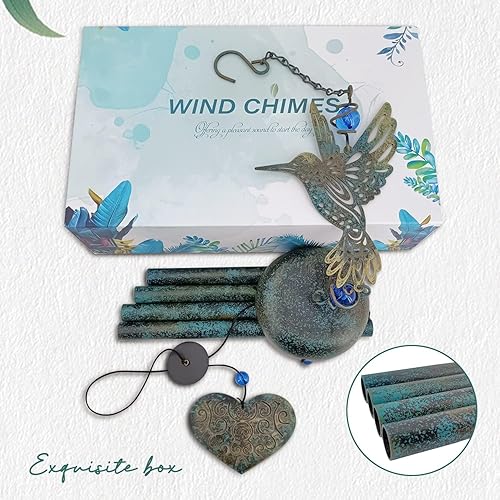 Miniatura 8 de ASTARIN - Carillones de viento personalizados al aire libre simpatía tono profundo, recuerdo campanas de viento para Navidadjubilaciónregalo