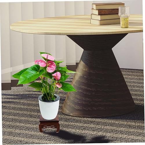 Miniatura 6 de Estante de exhibición de plantas con base de Buda antigua, estante elevador de plantas, soporte de exhibición para plantas, soporte para plantas en