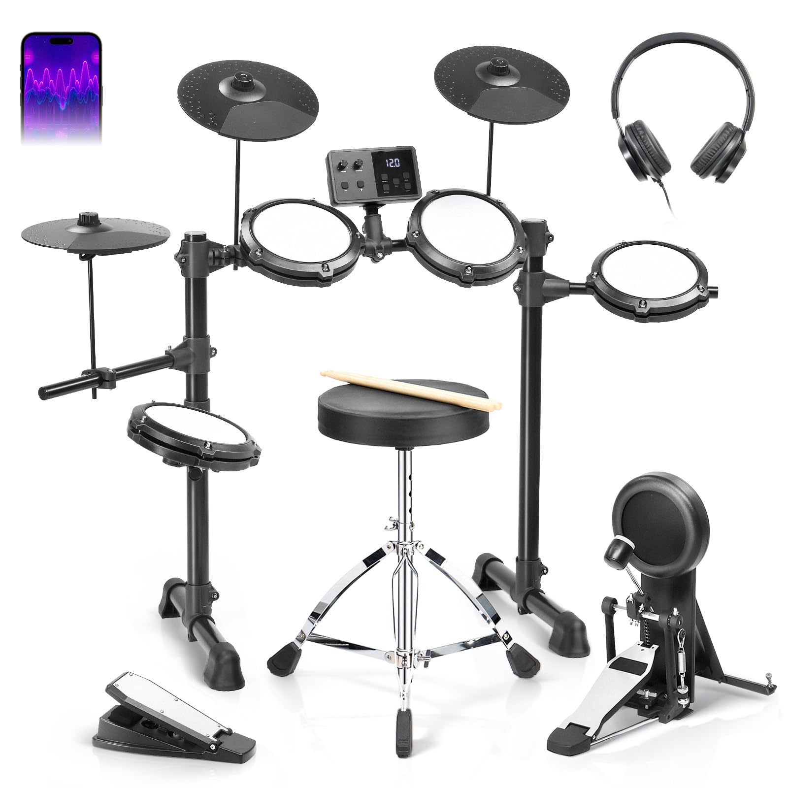 Ktaxon Electric Drum Set