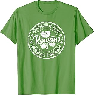 Rowan Irish Family Name T-Shirt