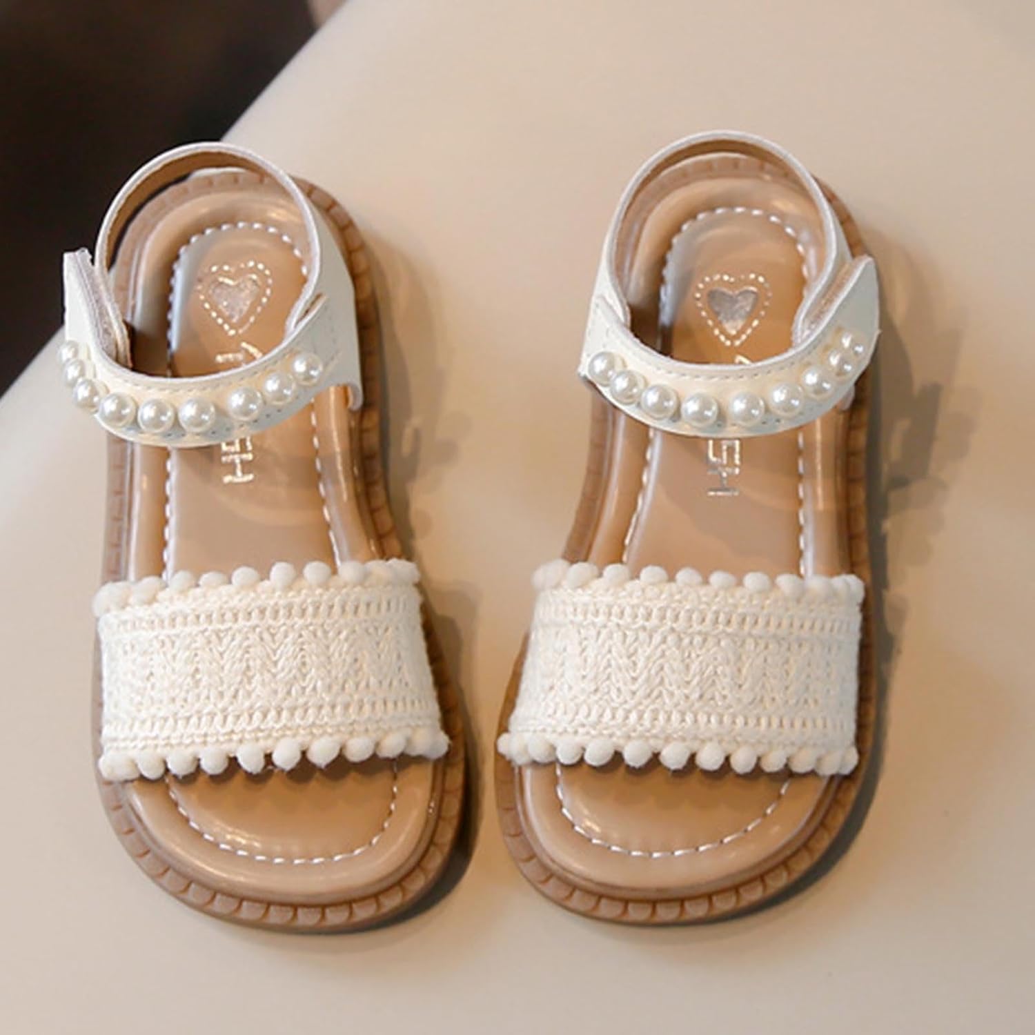 Sandals for Girls Dressy: Comfortable Flats Sandal Open Toe Ankle Strap Walking Shoes Summer Footwear