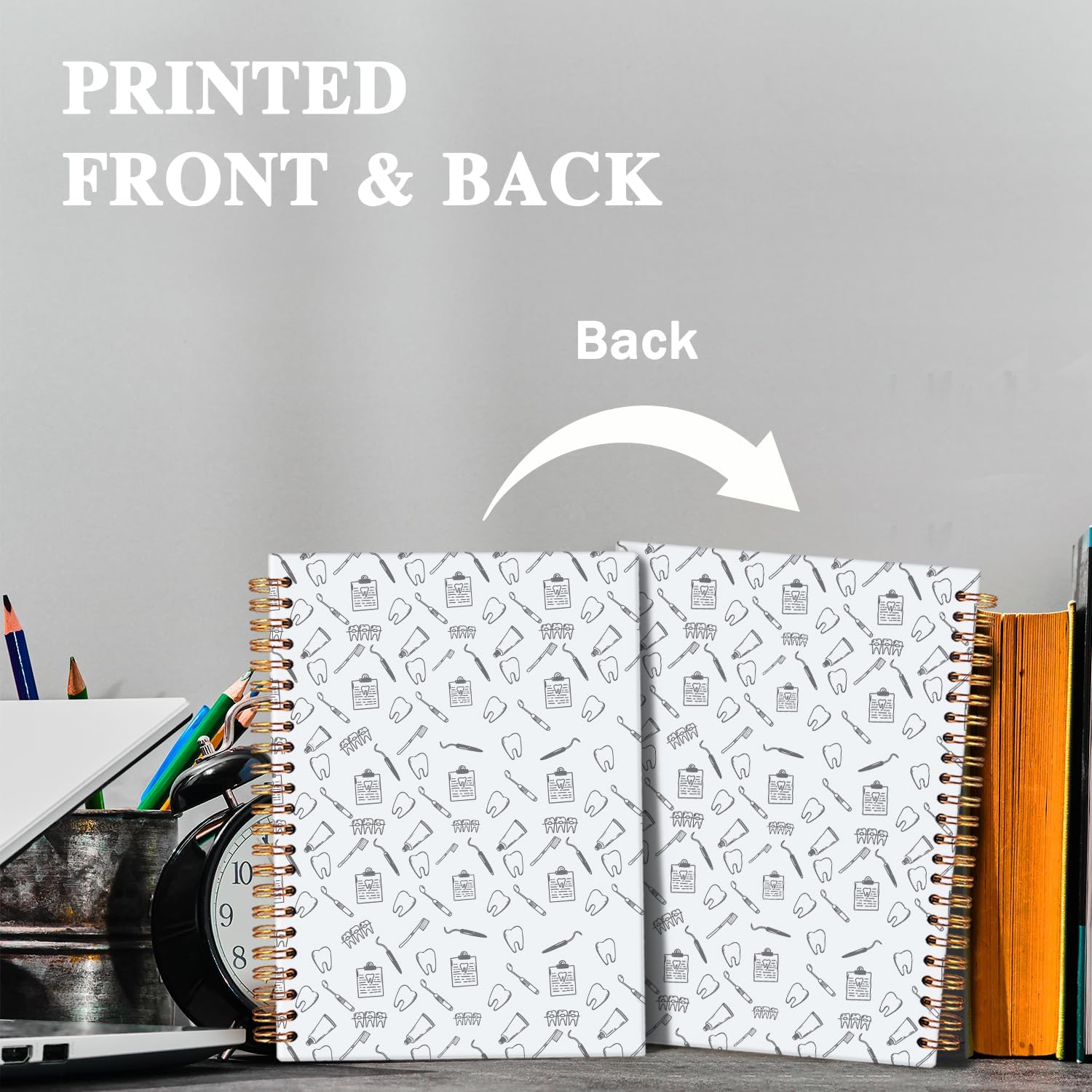 Dilemat Dental Hygienist Gifts,Dentist Gift Spiral Notebook image 4