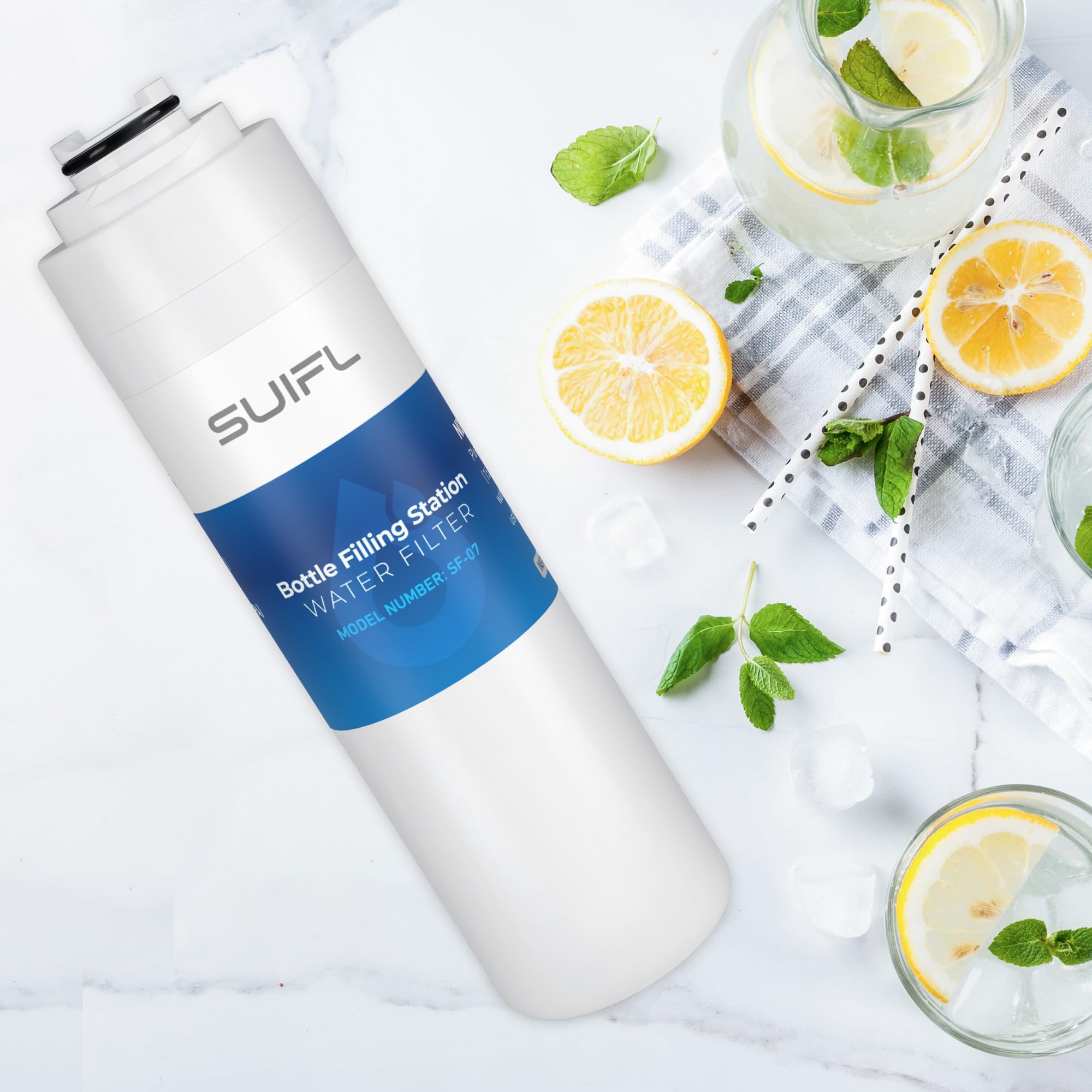 51300C Water Filter Replacement Compatible with Elkay 51600C 51299C ERF750 Universal Filtration Kit EWF3000 Halsey Taylor 55898C 55897C — view 8