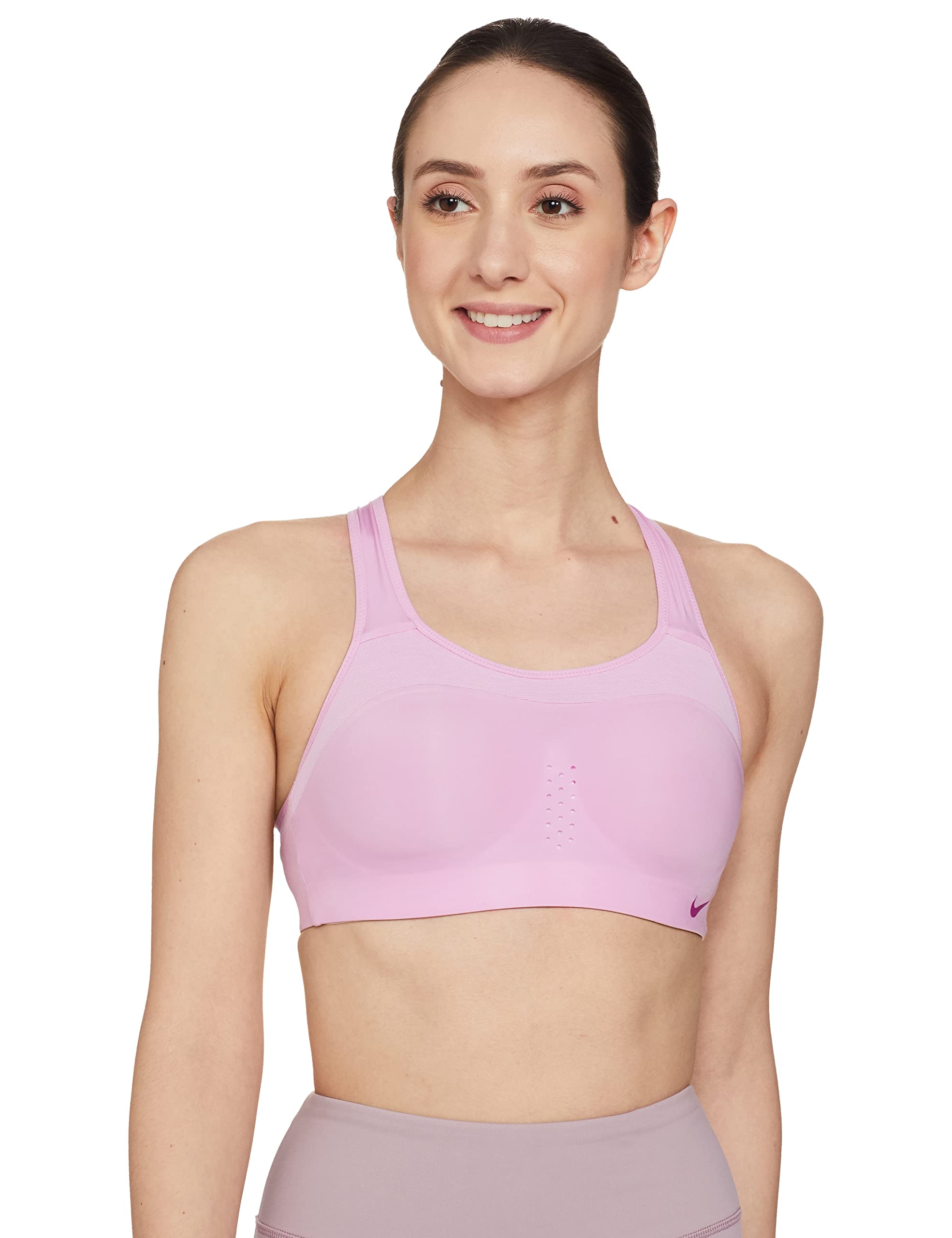 Nike Women's Polyester As W Nk Df Alpha Bra Sports Bra
