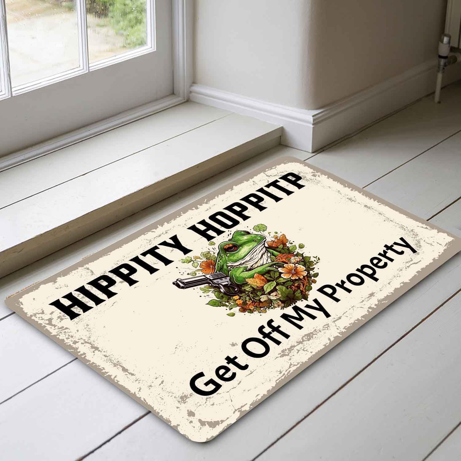 Drop It Like It's Hot Unless It Says Fragile Doormat Outdoor Welcome Mat Funny Entryway Rug Non Slip, Washable Entrance Indoor Door Mats for Kitchen, Bathroom Front Porch Home Decor 24 * 36in