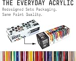 Ensemble de tubes de peinture acrylique Liquitex 101048 Basics 48 pièces
