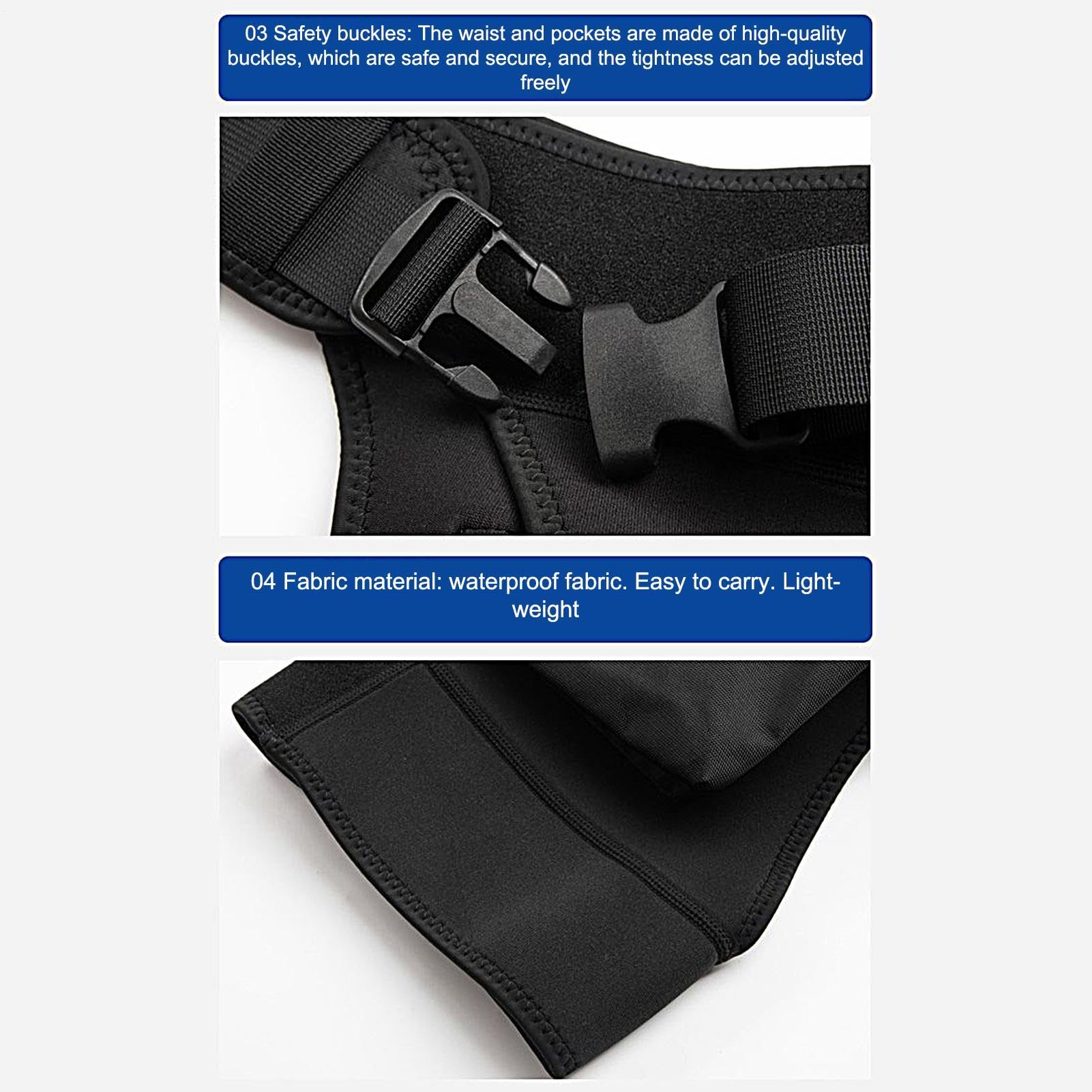 Pantaloncini Da Immersione Fibbia A Sgancio Vita Regolabile Neoprene | Pantaloncini Subacquei Elasticizzati Per Surf, Canottaggio, Pesca, Canoa, Kayak, Nuoto E Sport Acquatici