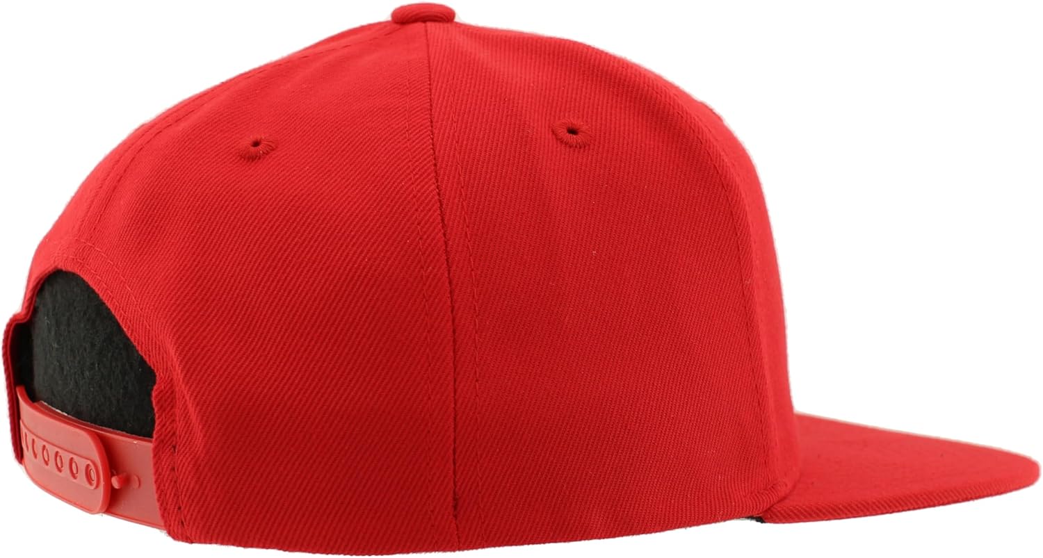 ZHATS Standard NCAA Officially Licensed Hat Flat Snapback Z11 Brick Team Color, One Size - Image 6