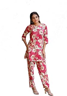 レディース デザイナー プリント コーオード セット| クルタ セット 女性用 | コーオード セット_169