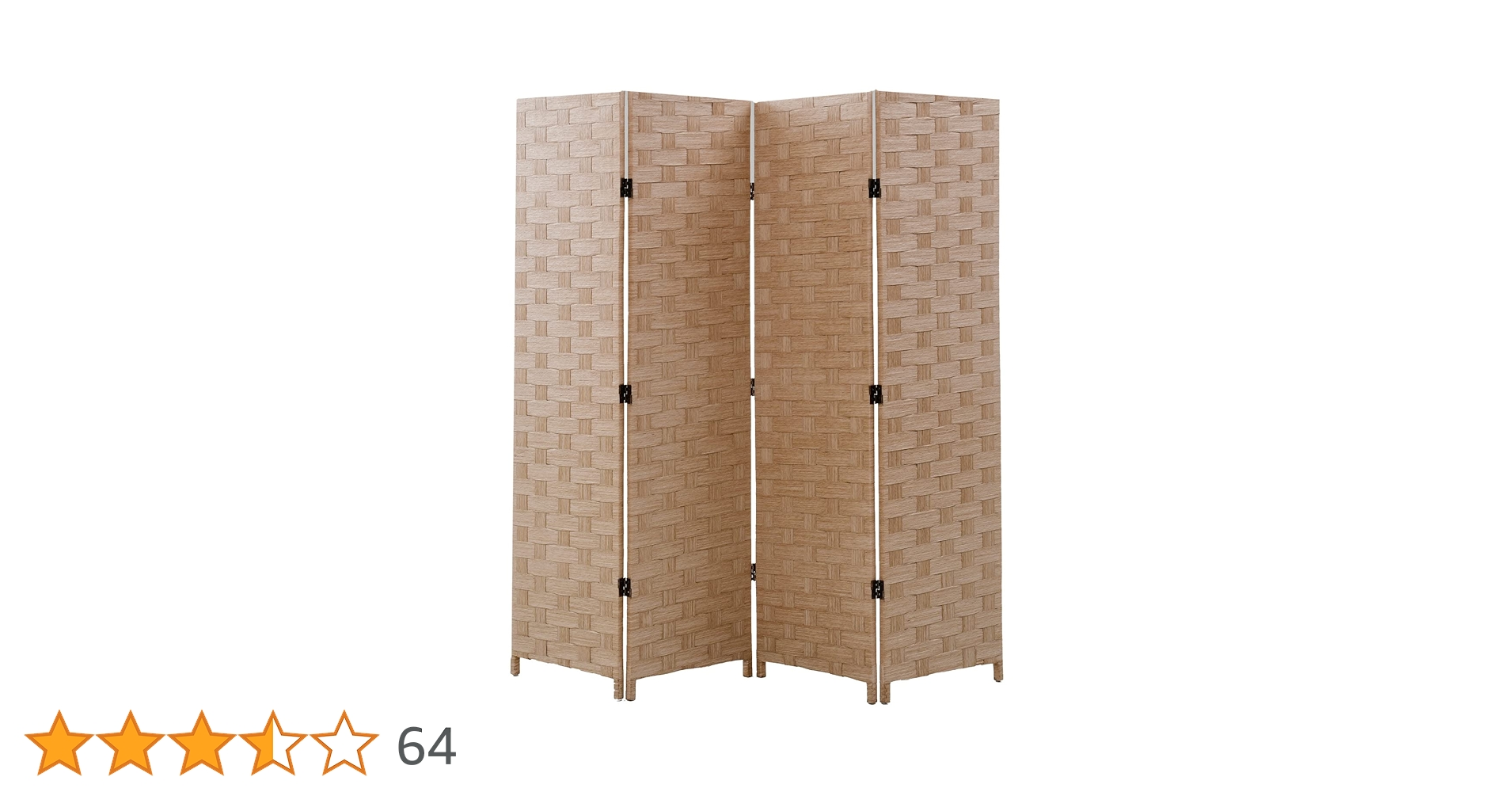 Amazon｜[山善] 4連折りたたみスクリーン 高さ148cm パーテーション